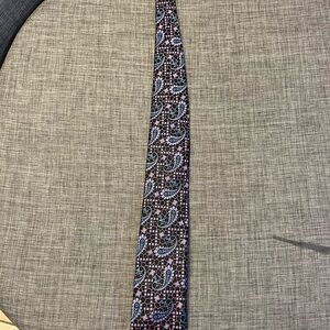 Robert Talbott Paisley Tie - Black and Purple